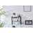 2-Tier Adjustable Storage Shelves, Rustic Wood-Effect And Metal Frame For Home, Kitchen, And Office Organization