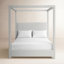 Mistaya Dunwich Solid Wood and Upholstered Platform