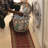 Ottohome Non-Slip Traditional Area Rug For Living Room, Hallway, Entryway Rug, Dark Red-2039243890