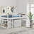 Anne 3 Drawer Low Loft Bed with Dresser, Desk and Shelves by Three Posts Baby & Kids-1932546017-1892198908