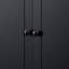 Armoire de rangement avec 2 portes et 4 tiroirs pour salle de bain, bureau, tablette réglable, panneau de fibres à densité moyenne avec finition peinte-1238499814