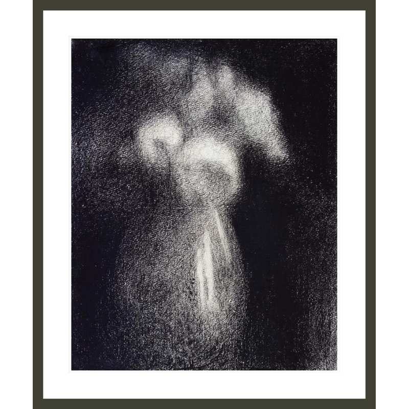 Vase de fleurs par Georges Seurat, H 39,96 po x l 33,5 po