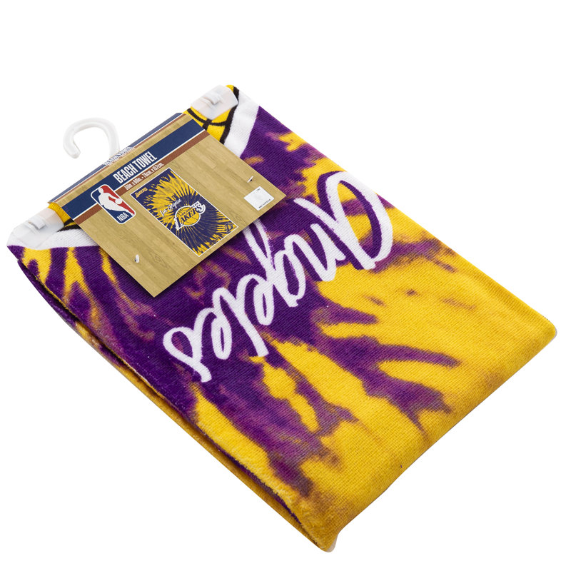 Psychedelic Beach Towel, NBA Lakers