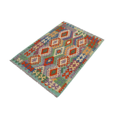 Ceporah Wool Geometric Indoor Rug