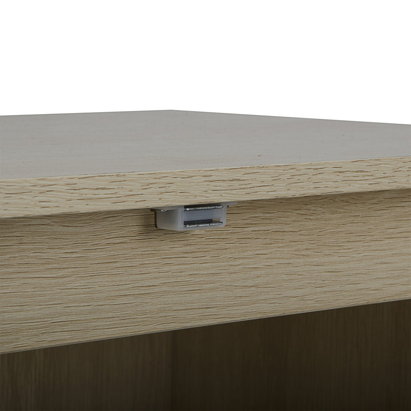 Armoire d'appoint Bulverde, Naturel/noir
