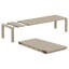 Ensemble de salle à manger 11 pièces avec table à rallonge et fauteuils élingues Farrah-958769248