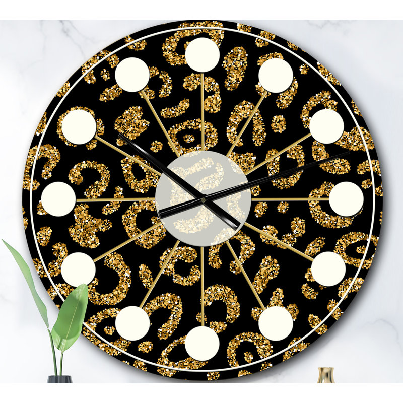 Horloge murale Mid-Century, Surdimensionné