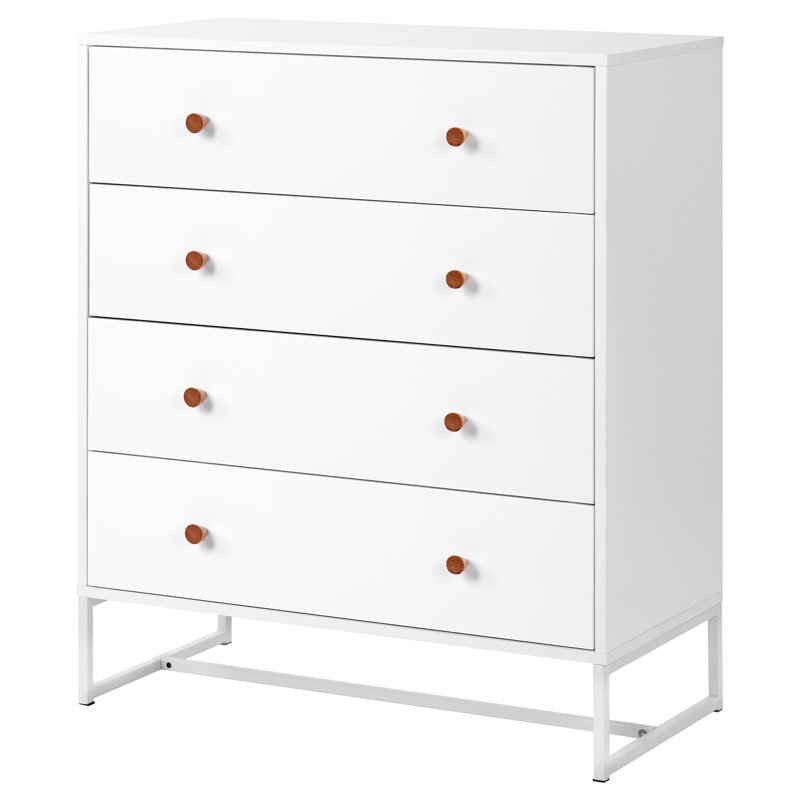 Camaron Steel 80 cm W Chest of 4 Drawers