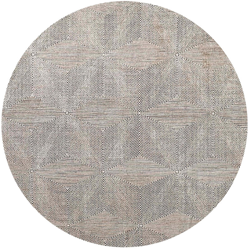Dezstany Moroccan Indoor Rug, Round 7'
