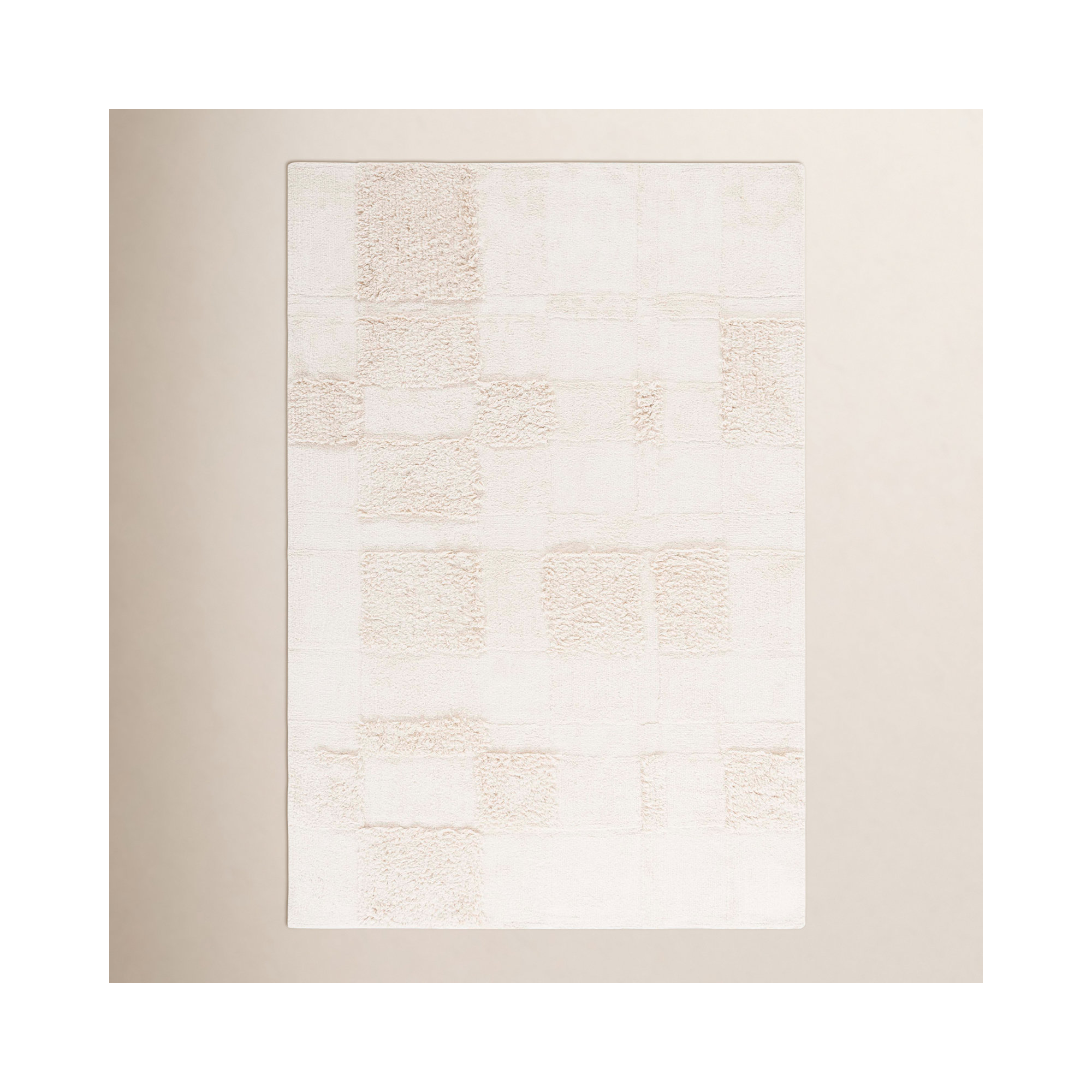 Easy Care 225 Hand Tufted Recycled Cotton Machine Washable Geometric Indoor Use Only Rug, Rectangle 5' x 8'