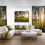 «Bright Sunlight in Dense Forest», reproduction de photo sur toile tendue-19241071