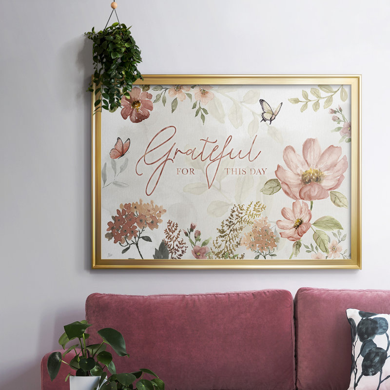 " Summers Grateful ", Gold, 30" H x 44" W x 1.5" D