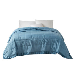 Down Alternative Blanket with Satin Trim