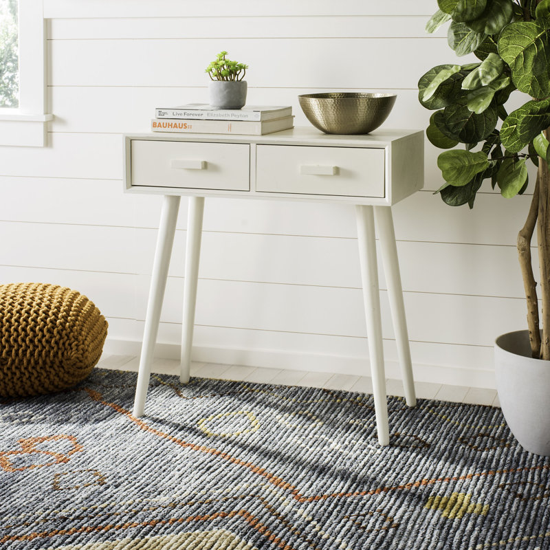 Brycson 29'' Console Table, Vintage White