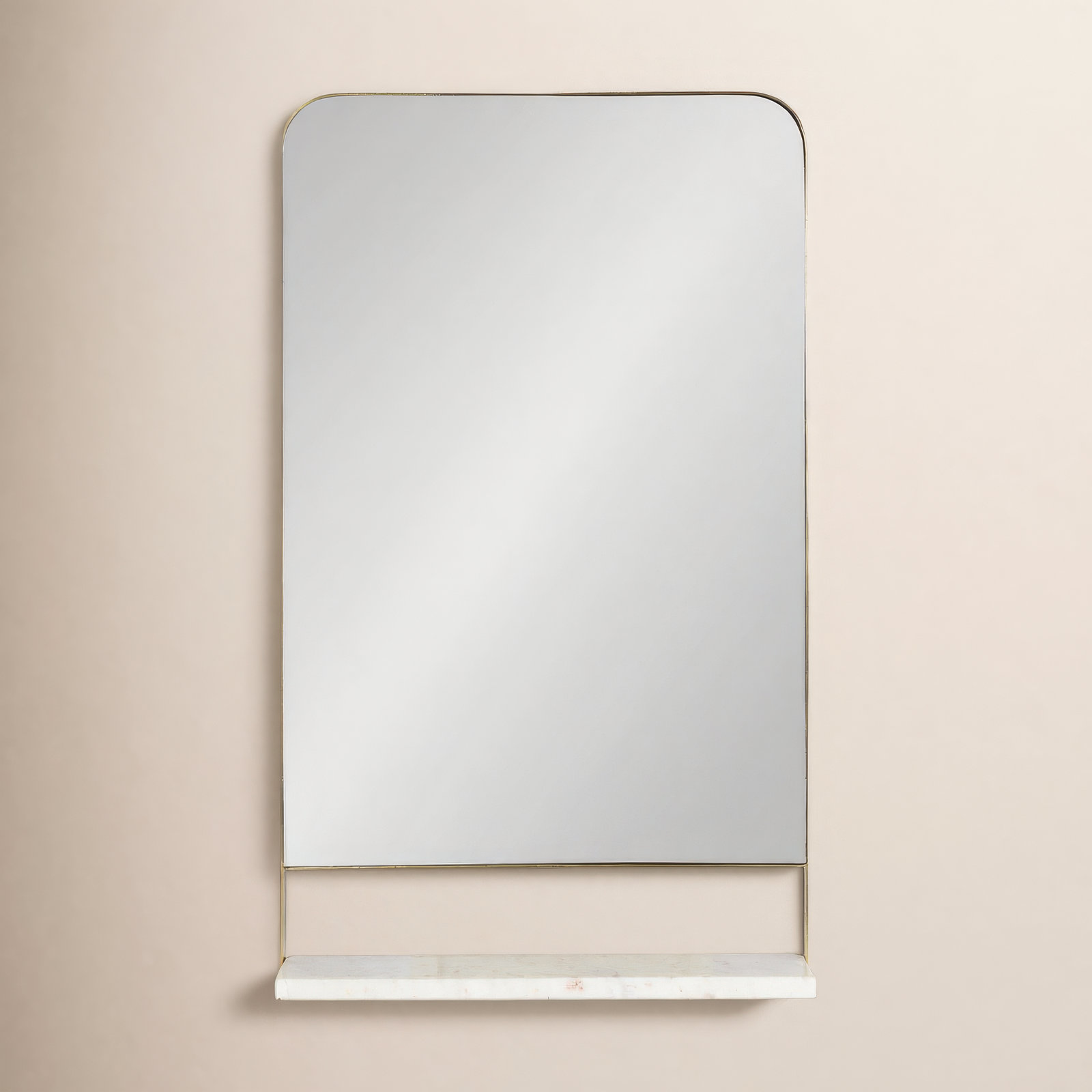 Branchville Mirror, 34" x 20", Gold, Rectangle