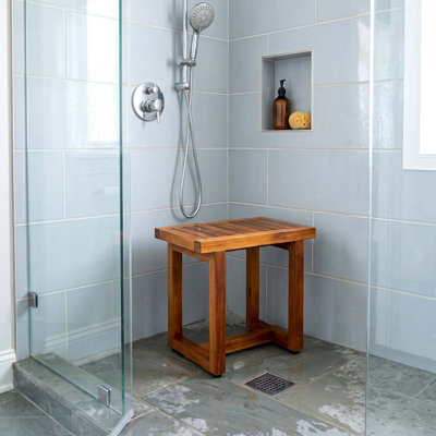 The Original 18" Spa Teak Shower Bench