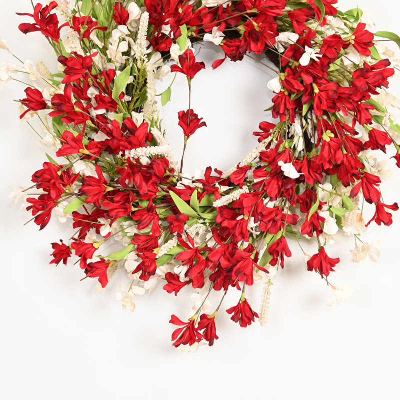 Couronne florale 24 po Forsythia
