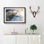 Mystical Polar Bear in Abstract - Picture Frame Painting Print-55727420-55727417