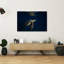 Graceful Sea Turtle Swim Peaceful Serene Tranquil Turtle Nature Ocean Wall Art Print 1 Piece Wrapped Canvas Wall Art-840654741