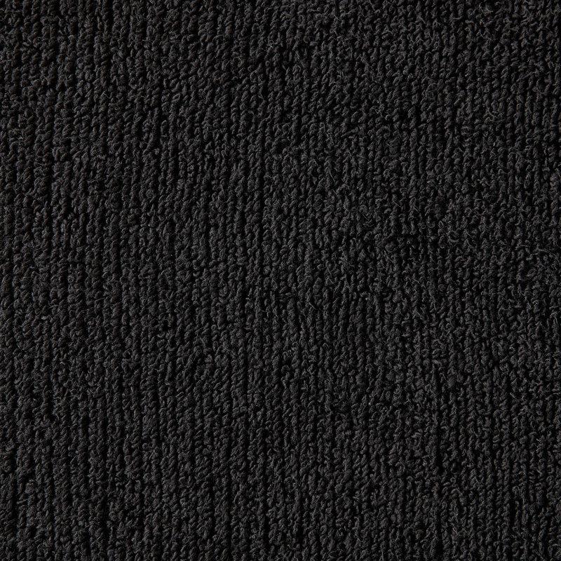 Vera Wang Sculpted Pleat Solid Cotton 6 Piece Towel Set, Black