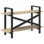 64cm H x 100cm W Steel Etagere Bookcase-1352175068