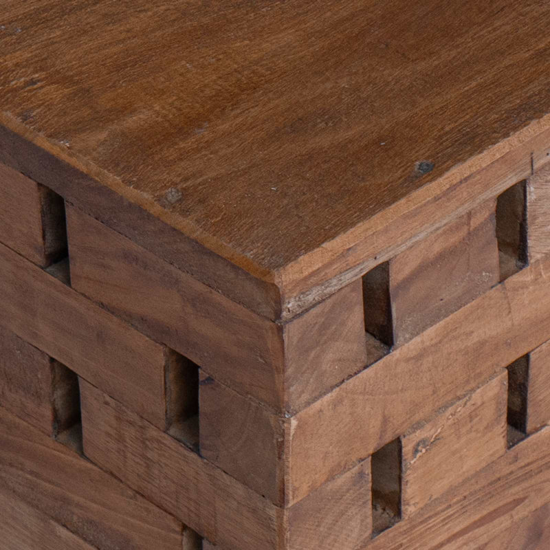 Solid Wood Accent Stool