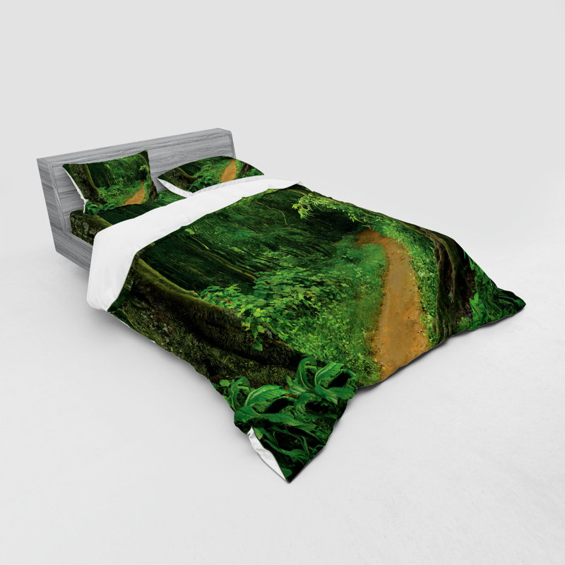 Rustic Polyester Duvet Cover, Queen Duvet Cover + 3 Additional Pieces