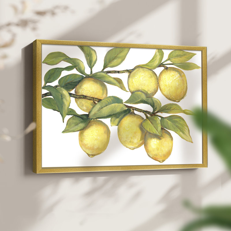 Ripe for Cueillette II - Reproduction encadrée - Restickable, H 11 po x l 14 po, Or