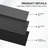 4 PCS 106"L x 12.6"W Acoustic Slat Wall Panels, Eco-Wood Look for Home/Office Wall & Ceiling (37.12 sq. ft.)-110994058
