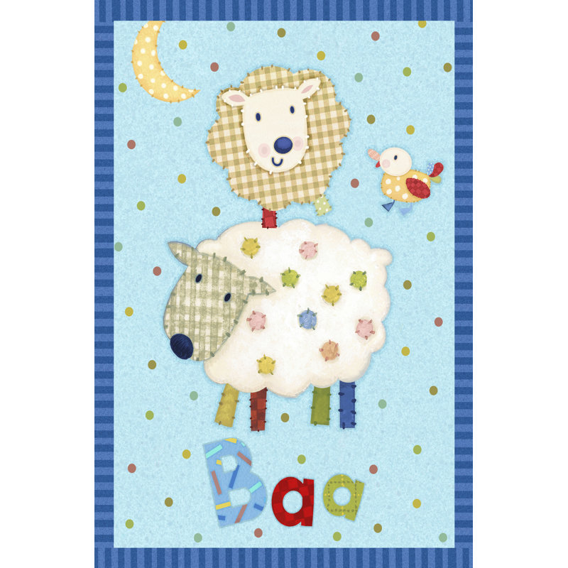 Farm Friends II by Viv Eisner - Wrapped Canvas Print, 46cm H x 30cm W