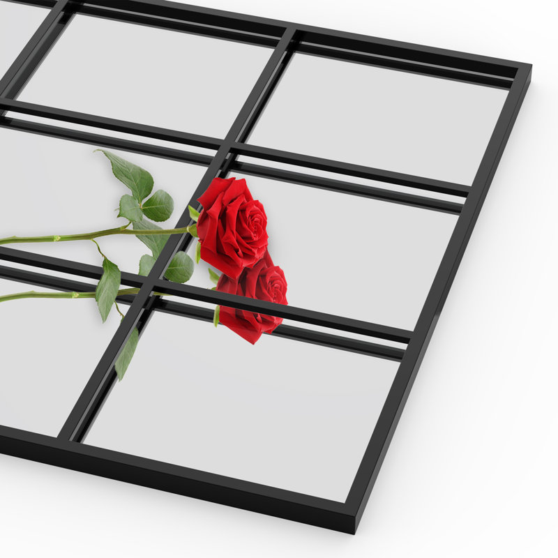 Rectangle Metal Frame Wall Mirror 80x120CM
