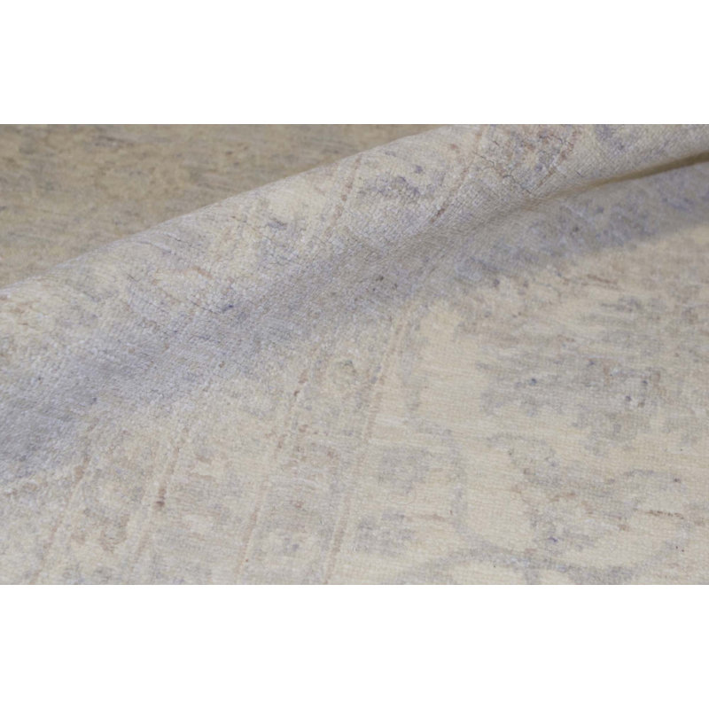 Ziegler Hand-Knotted High-Quality Gray/Beige Area Rug