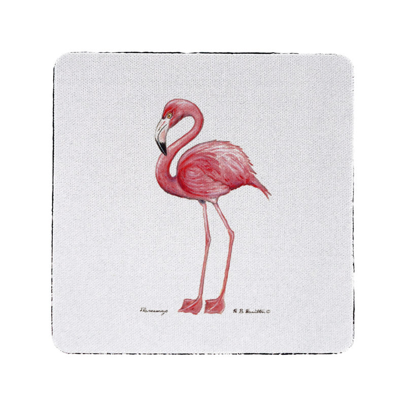 Sous-verre flamants roses