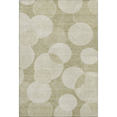 Premium Machine Washable Lubbers AMF1751 Geometric Rug