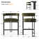 Colrain 24" Upholstered Velvet Solid Back Counter Stool