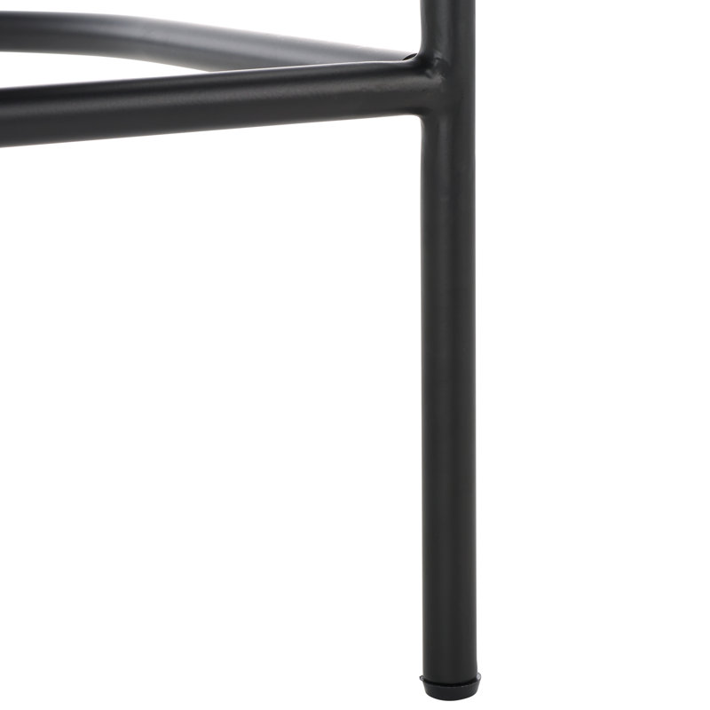 Tabouret de comptoir 26,5 po Liana, Noir