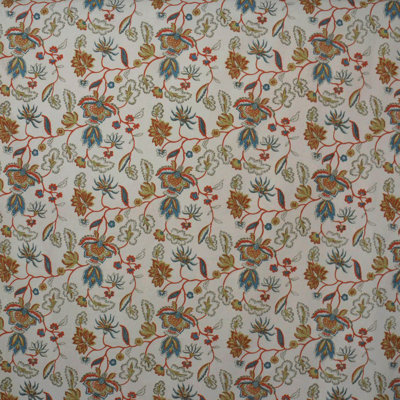 Tissu fleuri