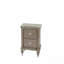 Finition luxueuse argent antique / champagne de luxe, table de chevet 1 pièce, espace de rangement, table de chevet, mobilier de chambre à coucher-535755228