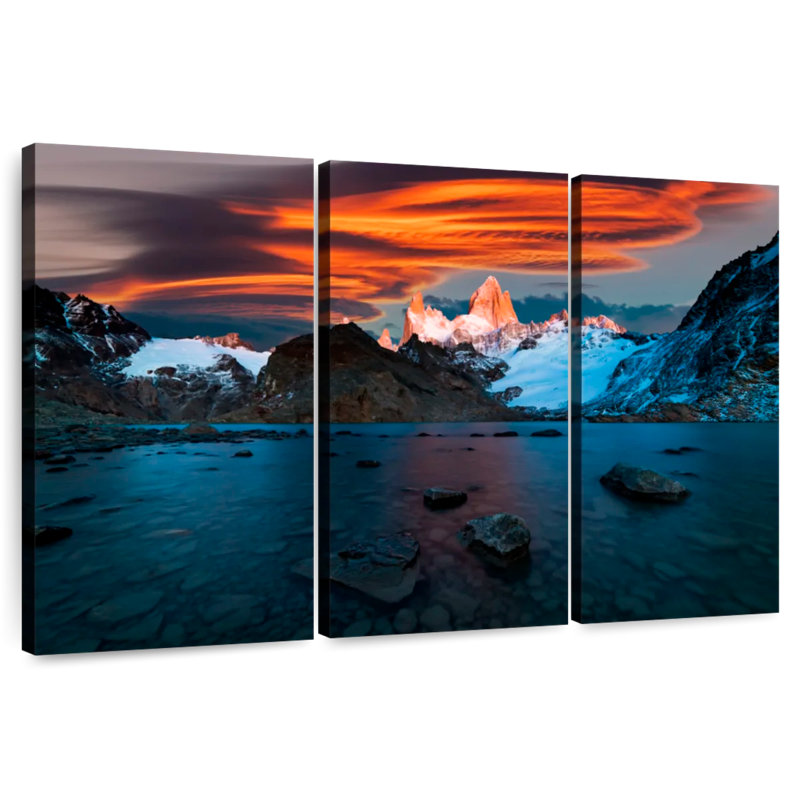 Fiery Dawn At Fitz Roy