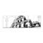 «Icon Architecture I» par Ethan Harper, art mural en verre acrylique, ensemble de 3 pièces, 72 po x 24 po-101578627