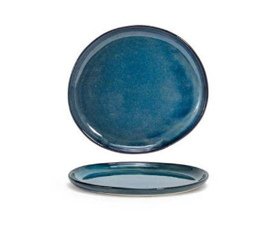 7.5" Round Artefact® Plate - Indigo