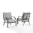 Cristyna Steel Outdoor Lounge Chair