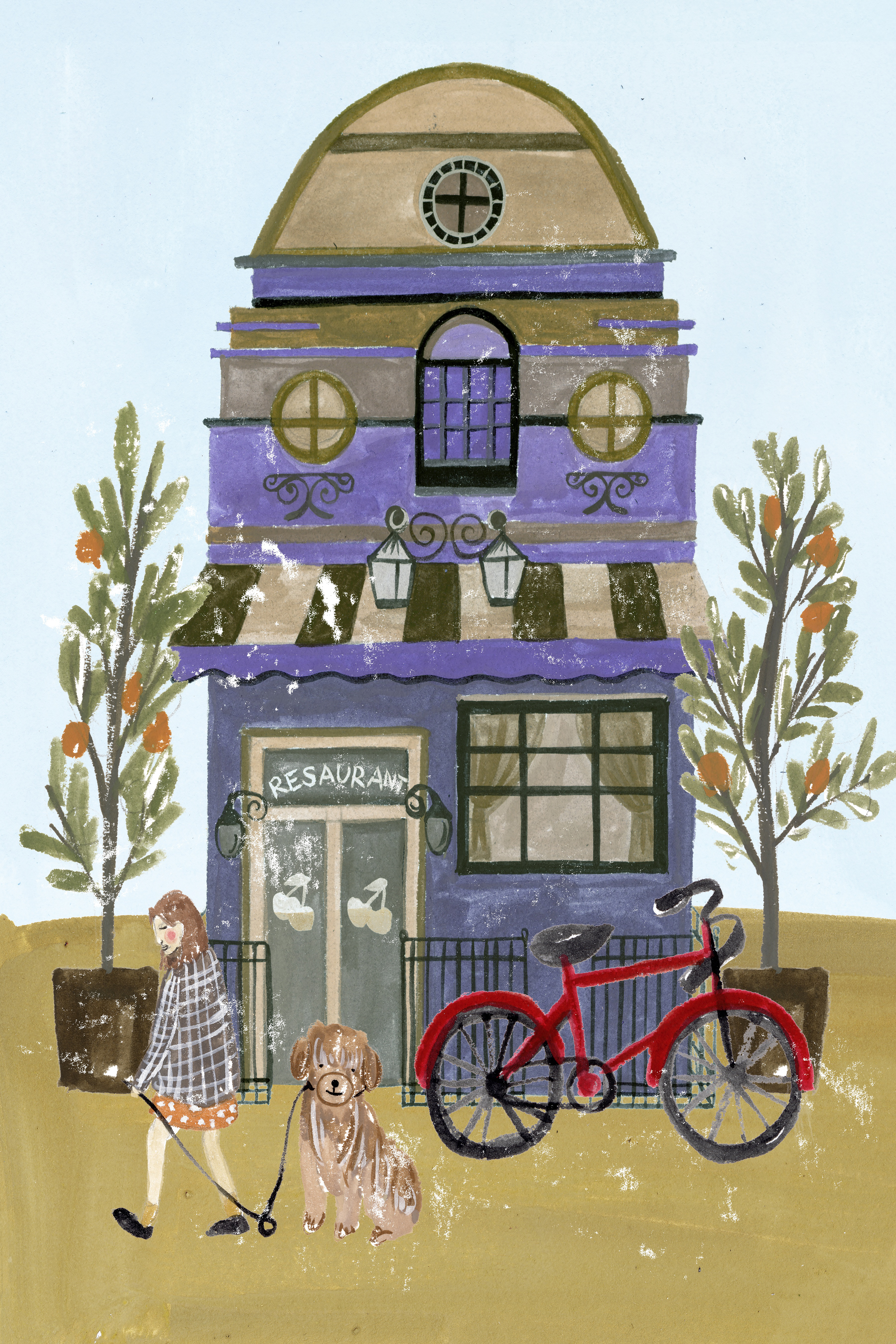 Rosalind Wheeler Local Cafe IV by Melissa Wang - Painting | Wayfair.co.uk