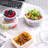 Sorbus Airtight Clear Food Storage Container Plastic Stackable, Snap Lid BPA free – 6 Pack, Clear-124953978