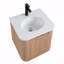 Meuble-lavabo mural avec lavabo au design incurvé, finition en bois à texture ondulée, marbre de culture intégré intégré, meuble-lavabo flottant moderne pré-assemblé avec tiroir à fermeture en douceur-1700087599