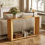 Console en bois massif