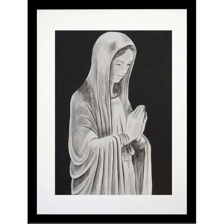 Big Image - Drawing Mary Mother Of Jesus, HD Png Download , Transparent Png  Image - PNGitem