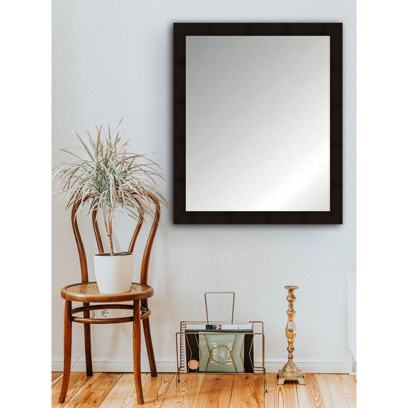 Miroir de meuble-lavabo moderne et contemporain, 40 po x 28 po, Espresso