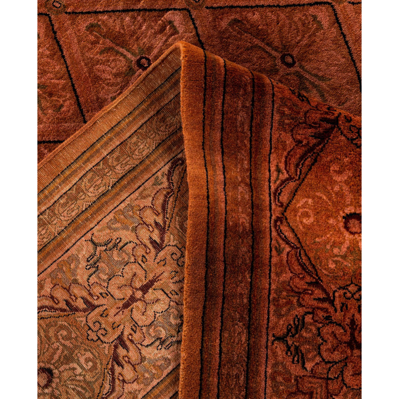 Overdyed One-of-a-Kind 8' 2" X 10' 1" Hand Knotted Area Rug