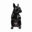 Statue de bouledogue français de 10 po de hauteur en noir pour l'intérieur seulement-109757792